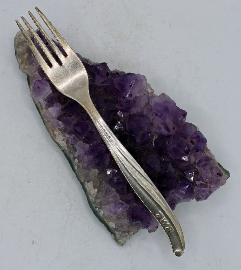 TWA Airlines International Silver Co. Silver Plate Fork